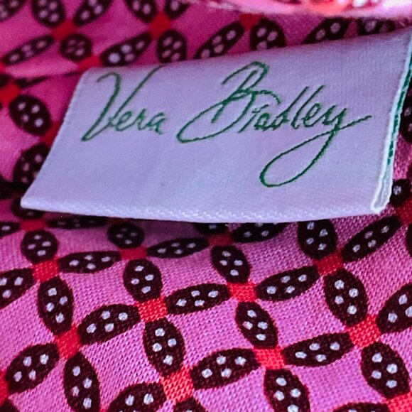 Vera Bradley Gabby Bag Bali Gold Quilted Floral Tote Retired Print - Picture 7 of 9